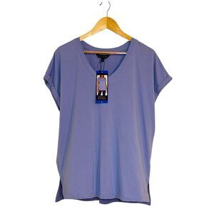 Banana Republic Purple Oversized Shirt, Large